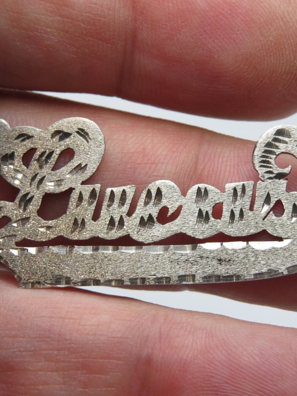 14k  LUCIA Nameplate